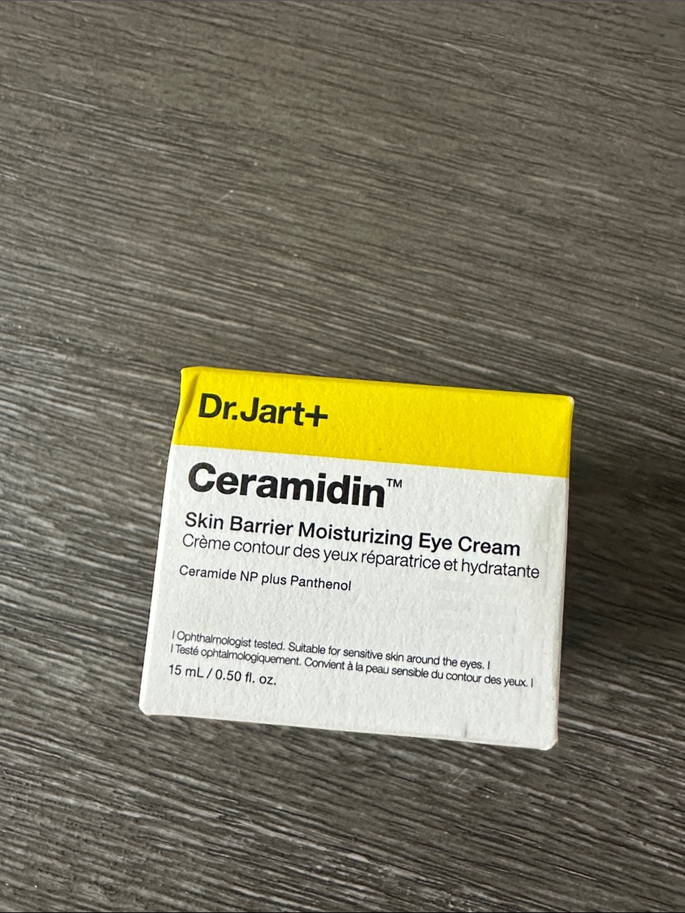 Dr.Jart+ Ceramidin Skin Barrier Moisturizing Eye Cream — Yellow/White